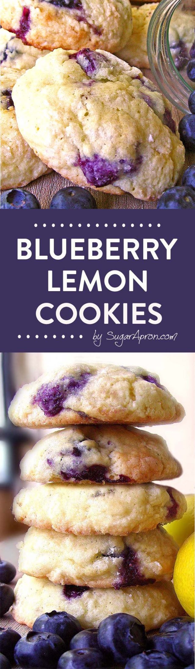 Blueberry Lemon Cookies Sugar Apron 