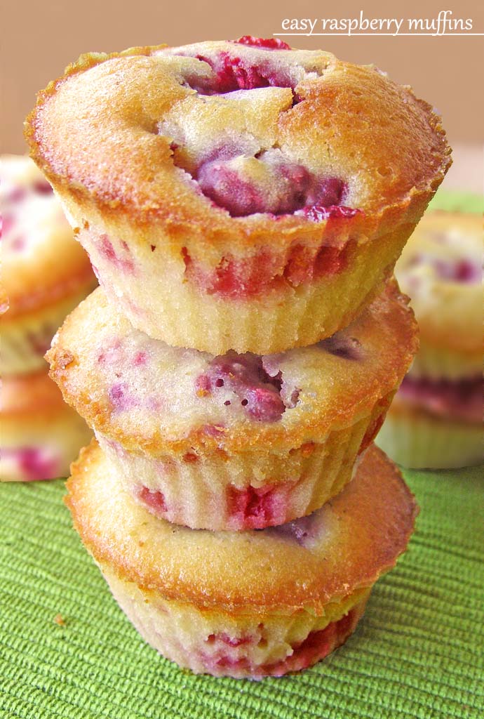 Easy Raspberry Muffins