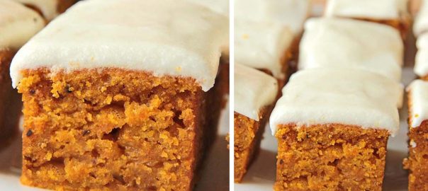 Pumpkin Bars With Cream Cheese Frosting Sugar Apron