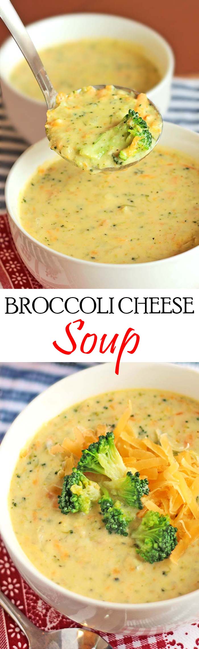  Comfort in a bowl! Wanna round it out into a full meal? Serve this Homemade Panera Broccoli Cheese Soup in a bread bowl!  #soup #broccoli 
