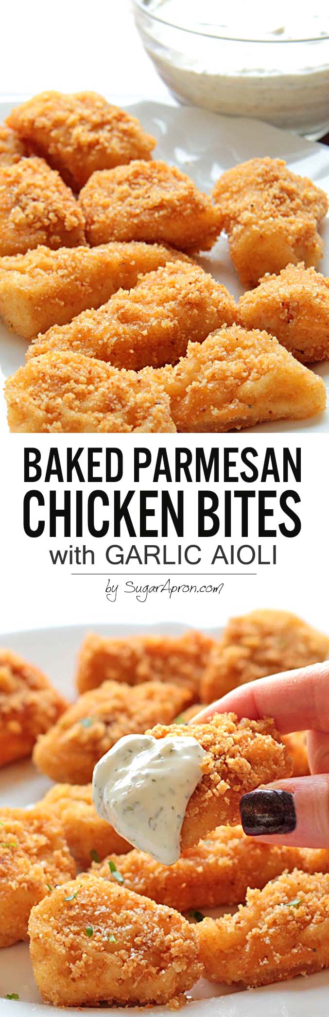 These Baked Parmesan Chicken Bites are so delicious and ridiculously easy. With only 5 ingredients, how can you not try these bad boys out?!