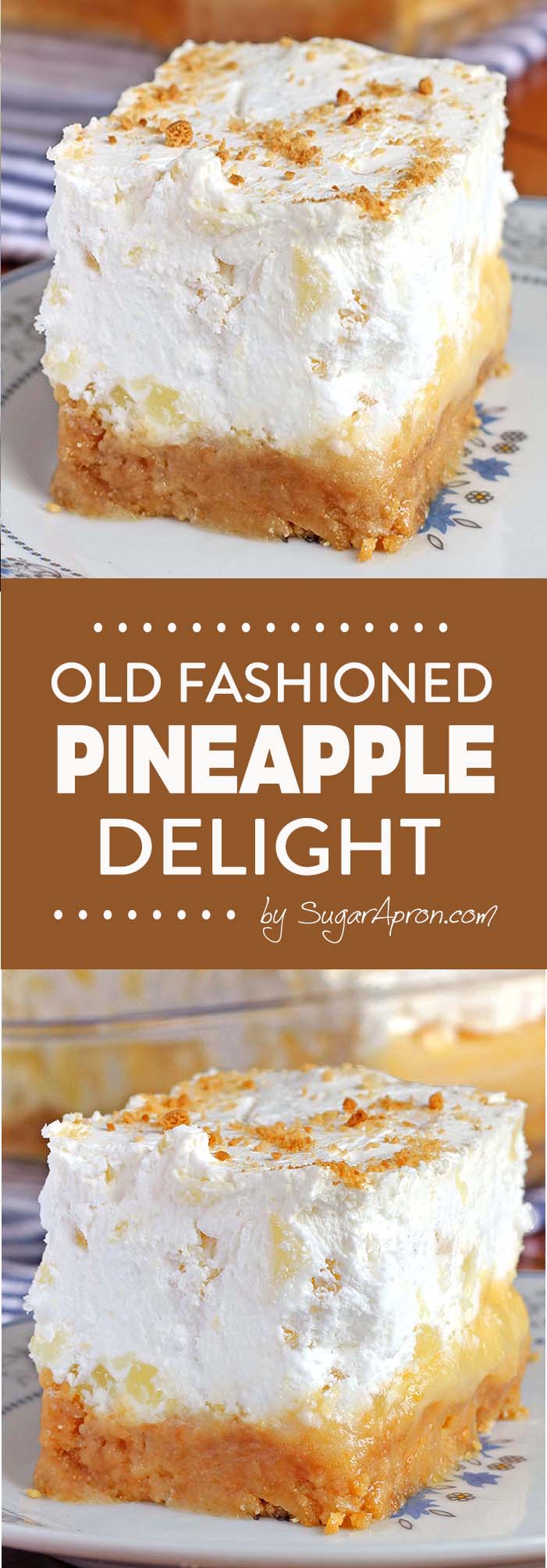 Are you looking for the perfect dessert for a summer family reunion or pot luck ? This Pineapple Delight Dessert is so easy to make and feeds a crowd.