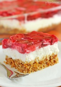 Strawberry Pretzel Dessert - Sugar Apron