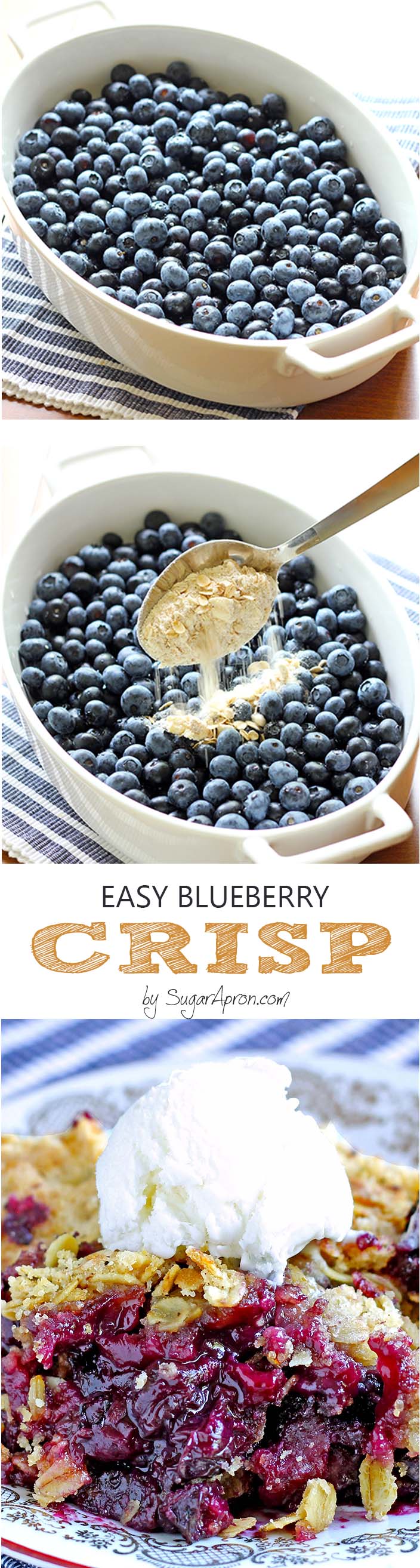 Is there any better way to enjoy blueberries than easy blueberry crisp recipe?