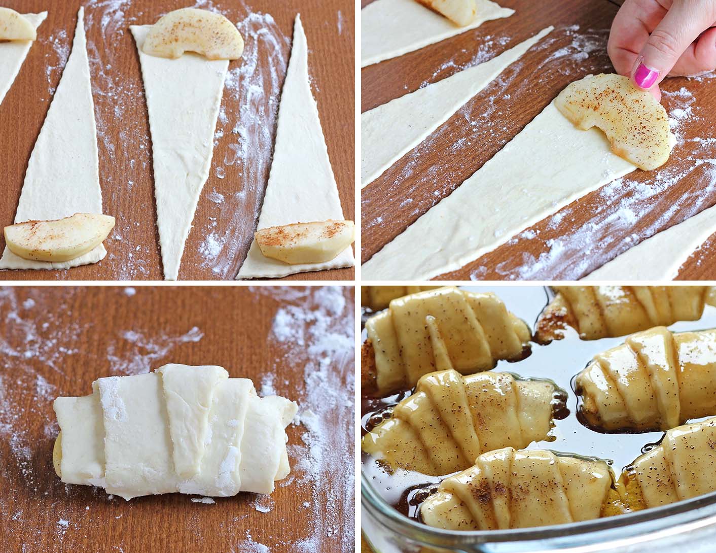 Don’t be fooled by the ingredients. The Crescent rolls stuffed with apple, cinnamon sugar and Mountain Dew does something similar to magic in the pan.