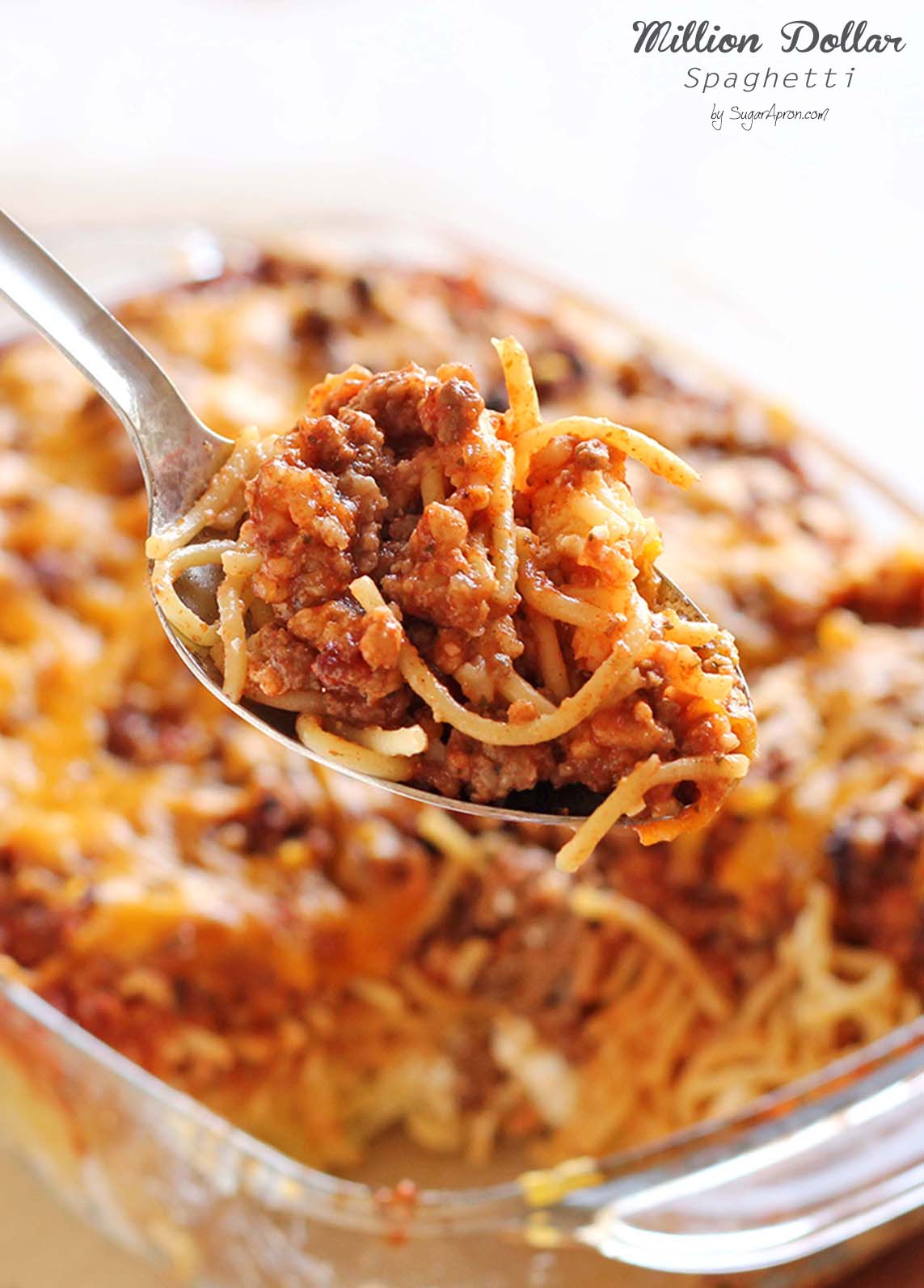 Spaghetti, spaghetti sauce, beef and cream cheese mixture meal ... that tastes like a million bucks.
