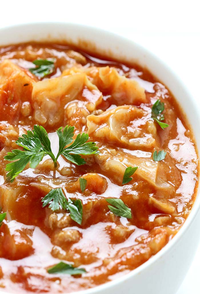 Comfort food on a cold winter's night, this Cabbage Roll Soup is faster alternative to traditional stuffed cabbage rolls, yet I can assure you that it tastes just as good. 