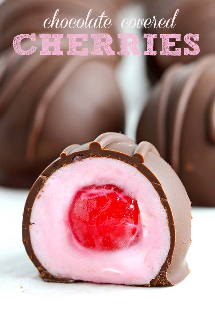 Cherries for your Valentine? ! You can whip this easy chocolate covered cherries in an afternoon for the sweetest Valentine's Day yet.