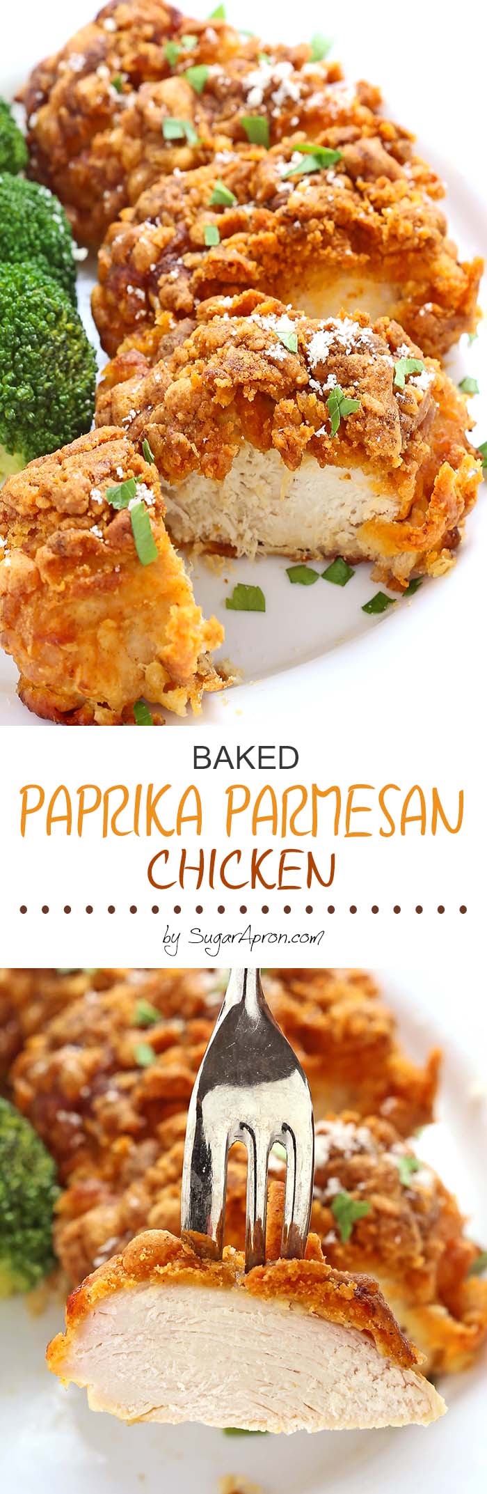 Baked Paprika Parmesan Chicken is one of those everyone-should-know-how-to-make recipes. It’s easy and comes together quickly. In fact, it’s hard to mess up!