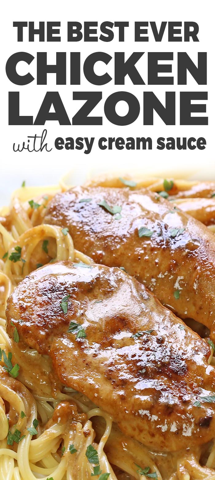 Chicken Lazone - Super easy juicy chicken with spices in a the best ever butter and cream sauce simply calls for more.