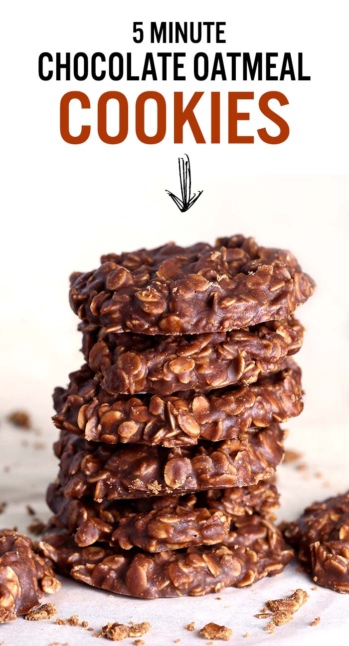 I do promise these No Bake Chocolate Oatmeal Cookies made with peanut butter, oatmeal and cocoa are the quickest, tastiest, no bake cookies you'll ever eat though! Kids absolutely love them.