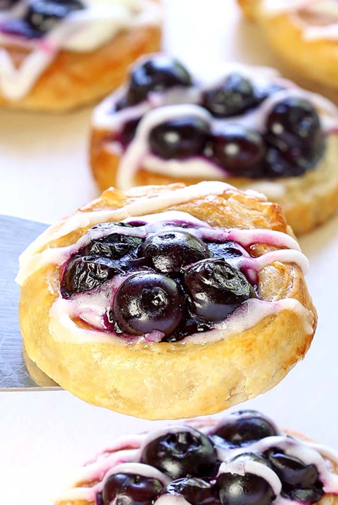 Easy Blueberry Cream Cheese Danish Sugar Apron