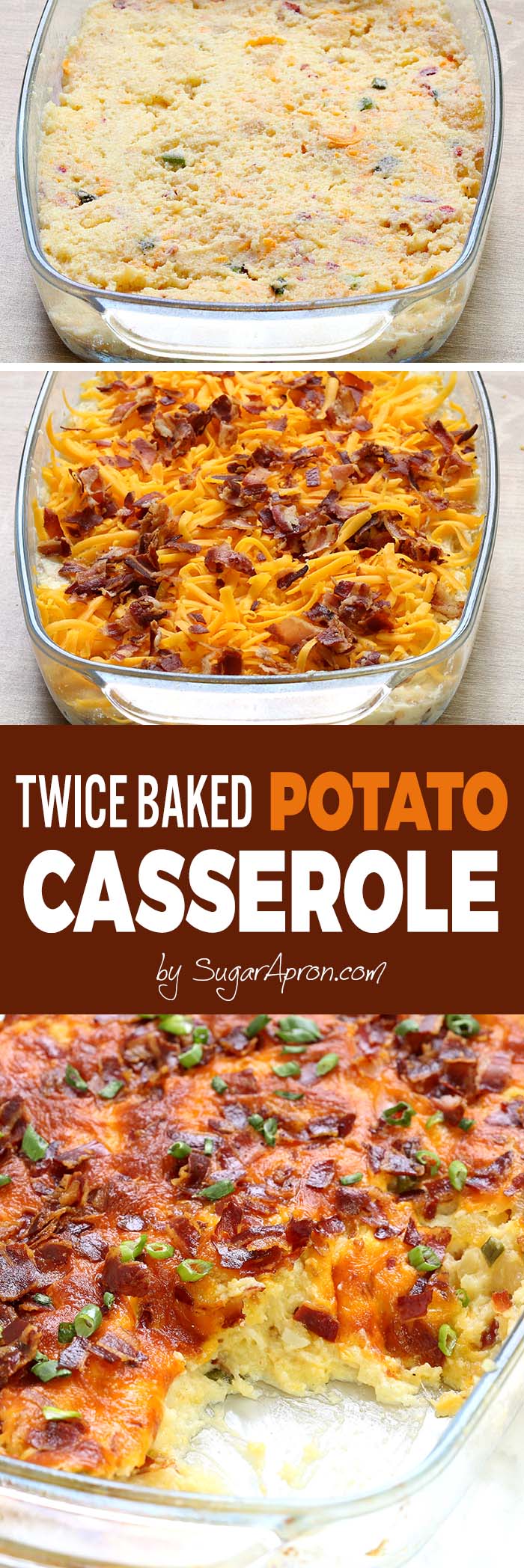 If you've been looking for the ultimate comfort food, look no further, because Twice Baked Potato Casserole has delivered the perfect combination of flavor and warmth. Just imagine your favorite potatoes being crisp, greasy, cheesy, and bacony.