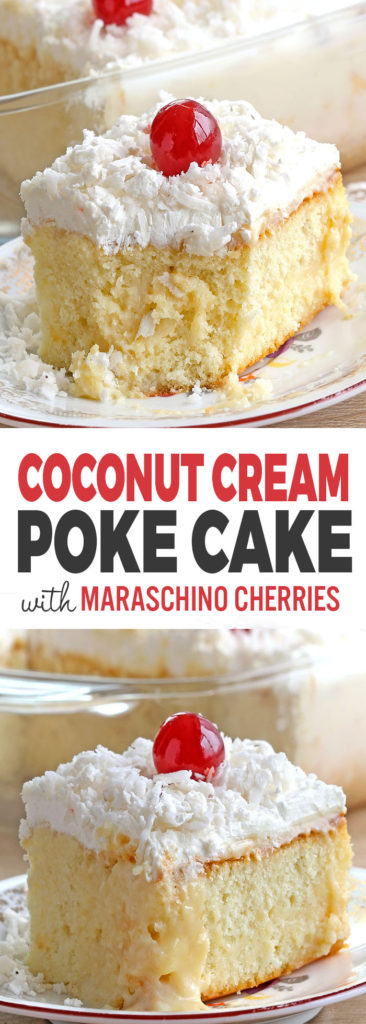 Coconut Cream Poke Cake Recipe - Sugar Apron