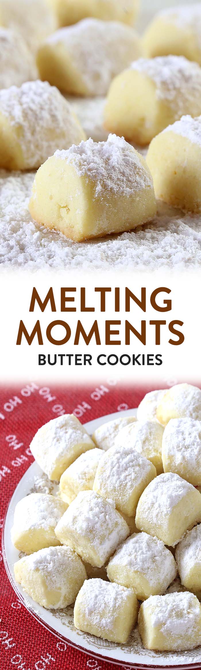 It is melt in your mouth time, folks ! Melting Moments are a MUST-MAKE Christmas Cookies! 