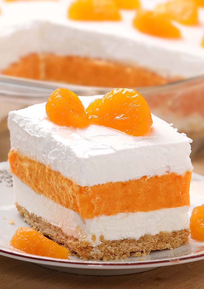 Your favorite childhood ice cream treat becomes a refreshing and creamy potluck dessert. Orange Dreamsicle Lasagna will be the perfect addition to your Easter, Mother’s Day menu or any spring/summer gatherings.