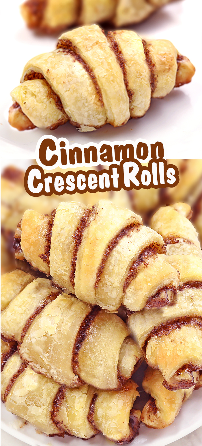 Mini Cinnamon Crescent Rolls - Sugar Apron
