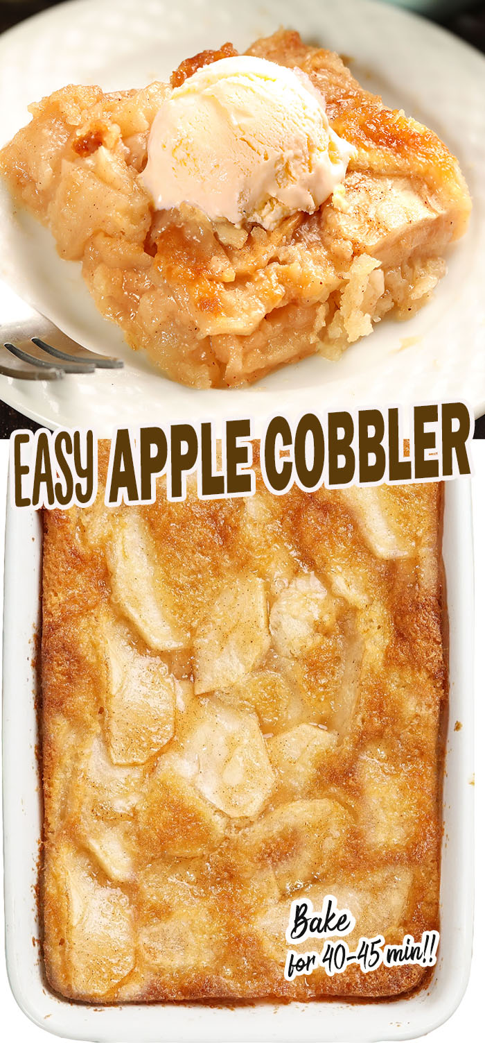 Easy Apple Cobbler Recipe - The Food Charlatan